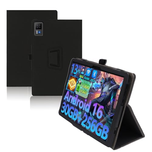For DOOGEE U13 �P�[�X 13�C���` DOOGEE U13 Android 16 �^�u���b�g �ی�P�[�X ����PU �S�ʕی� ���߉\ �h���h�� �Փ˖h�~ ���^�y�� �ǂ���G�� Greerass ������ �X�^���h�@�\�t�� �^�u���b�g �P�[�X (