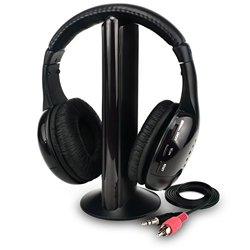 Rybozen Wireless TV Headphones Home Headset for TV Watching,TV Ears Microphone 5 in