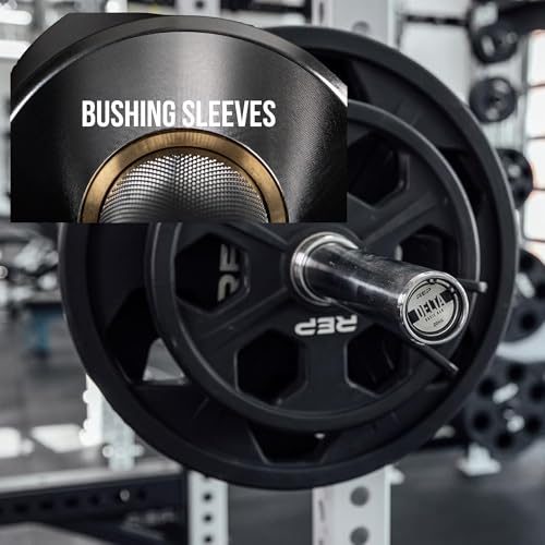 Rep Fitness Barbells- Choose between the Teton Training Barbell (15 or 20KG), Delta Mixed-Use Bar (20KG), Badlands Powerlifting Barbell (20KG) - Image 5