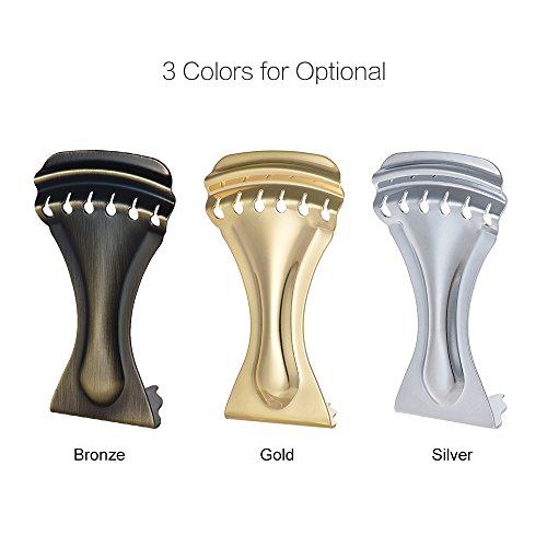 KKmoon Tailpiece durável liga de zinco de bronze para a guitarra do ressonador das cordas de Dobro 6