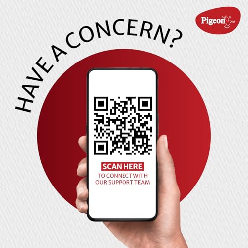 Pigeon By Stovekraft STELLAR Air Fryer Large 5.5L | 1500W BLADELESS Airfryer | Unique See Through Top View Glass | 360 Airwhirl Technology | Digital Touchscreen | 8 PRESETS Menu | Shake Feature, Black view 2