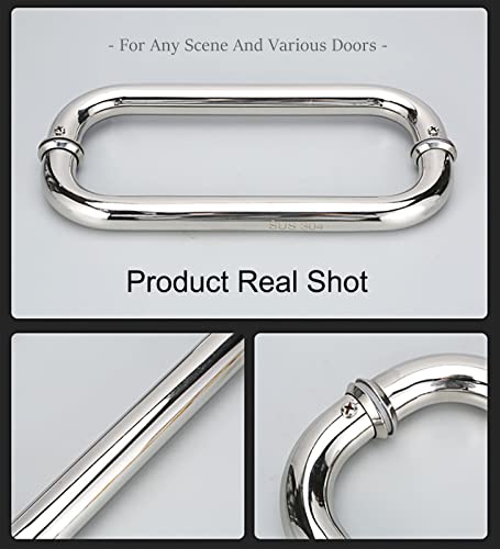 Bouton de porte design push-pull pour douche et intérieur moderne - 5