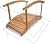 All Things Cedar FB72-R Garden Bridge with Side Rails | 6-Ft Cedar Wooden Bridge for Gardens, Backyards & Streams | Easy to Assemble & Made from Untreated Western Red Cedar | 71x38x34
