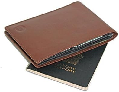 Passport Travel Wallet Multi Purpose Slim Travel Document Organizer Genuine Leather