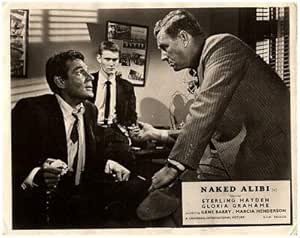 Amazon.com: Naked Alibi Original Lobby Card Gene Barry Chuck Connors