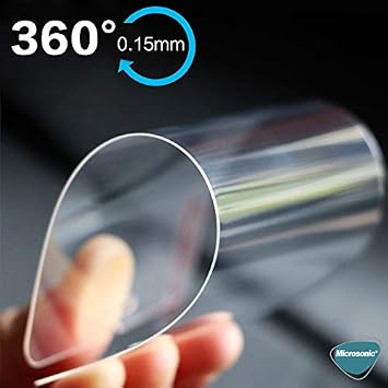 Microsonic Apple iPhone 17 Pro Screen Protector Nano Glass Glass Screen Protector (3` Package) [Screen Protector Compatible with iPhone 17 Pro - Transparent]
