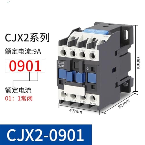 Contacteur ca CJX2-0910 triphasé bobine 110V haute isolation