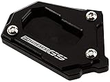 【Material de Alta Calidad】: La placa de soporte está hecha de material de aluminio CNC de alta calidad, superficie anodizada, no se decolora, no se oxida y es duradera. Los cojines de protección del soporte reducen el roce del soporte y prolongan la vida útil.