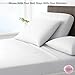 MyGiza Sheets 4 Pcs Top Split King Sheet Sets for Adjustable Bed, 100% Giza Cotton Perfect for Sleep Number Beds, King 34