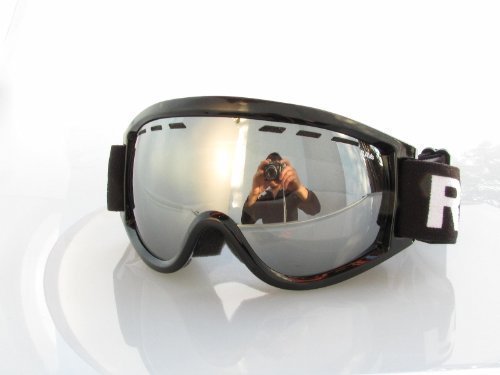 Lunettes de snowboard ski Ravs puissant argent protection solaire hiver