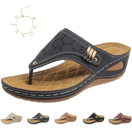 Avylays Orthopedic Sandals for Women, Avy Lace Arch Support Slippers, Breathable Mesh Sports Sandals with Non-Slip Sole