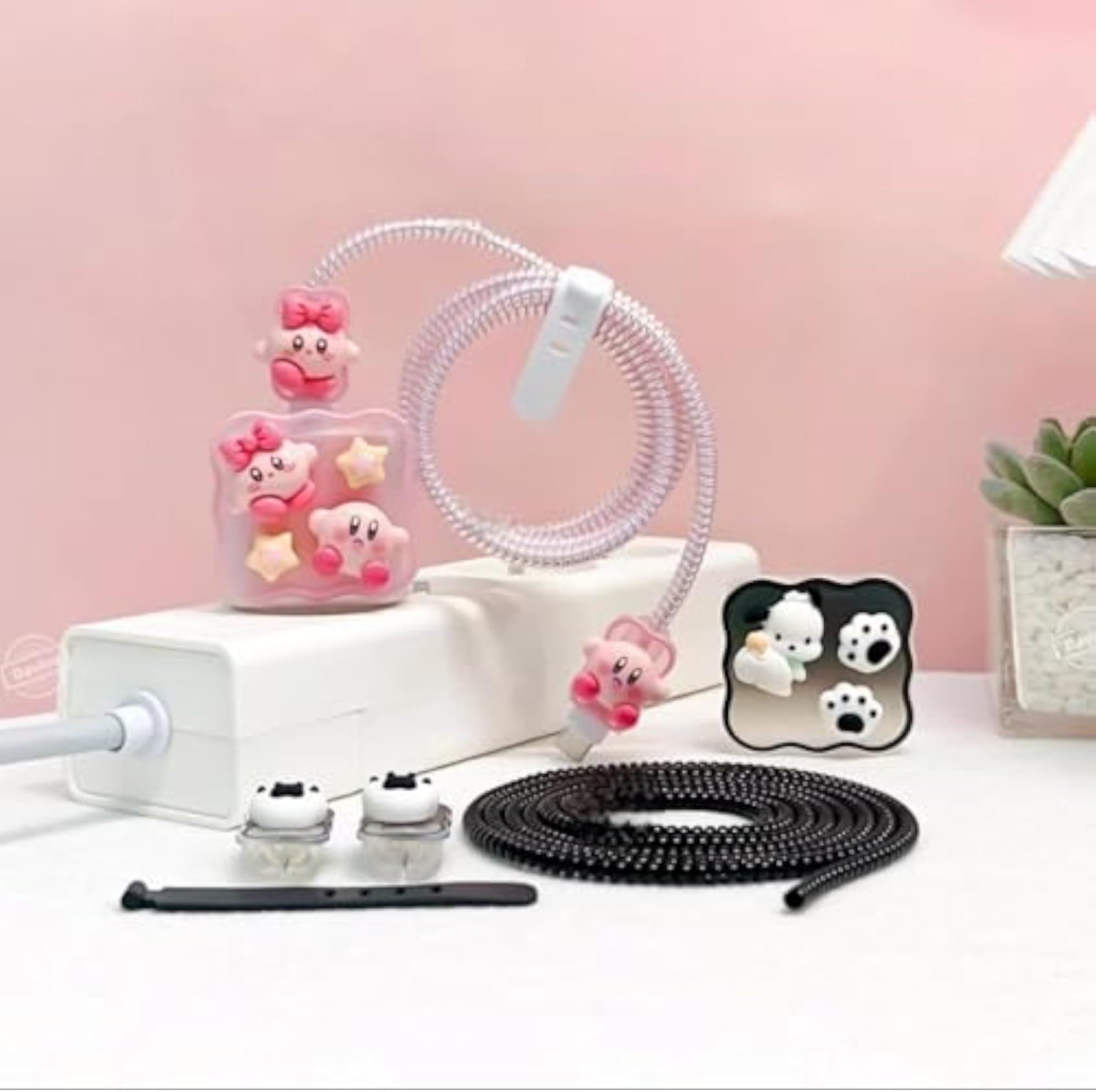 Cable Protector with 3D Pattern for Charger & Data Wires