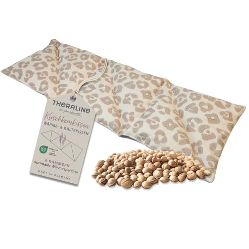 Theraline Kirschkernkissen groß 55x20 cm – Wärmekissen für...