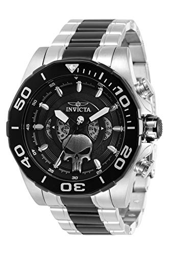 Preisvergleich Produktbild Invicta Marvel - Punisher 33369 Herrenuhr - 48mm