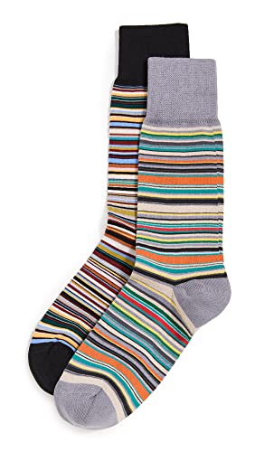Paul Smith Men's Signature Stripes 2 Pack Socks