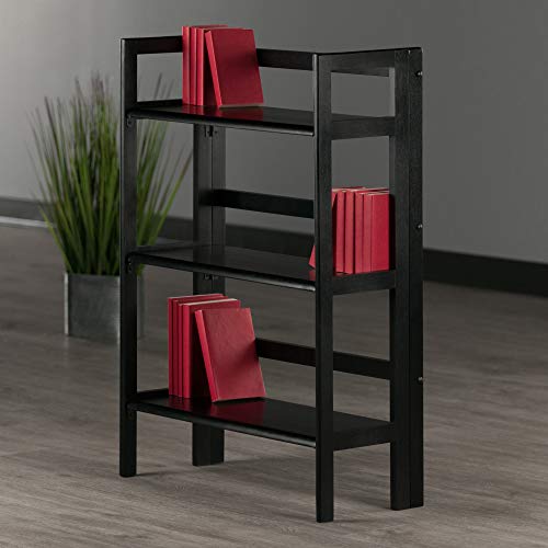 Winsome Wood Terry Shelving, Black, 3 #TOP1