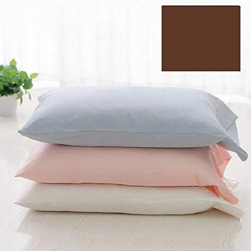 1 x 6' Super King Size Bed Bolster Pillow Case 19" x 72" Hotel Quality 260 Thread Count BROWN