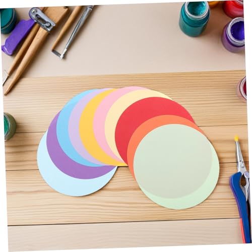 Papel de colores circulares plegables GALPADA para manualidades creativas 7