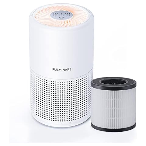FULMINARE Air Purifiers for Bedroom H13 True HEPA Air Filter, Quiet Air Cleaner With Night Light,Portable Small Air Purifier for Home, Office, Living Room Cover