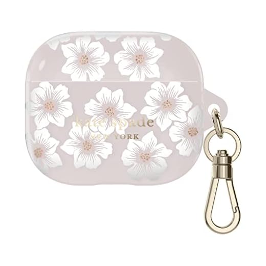kate spade new york AirPods Case Compatible with AirPods Koi - Hollyhock Cream