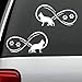 German Shepherd Dog Infinity Decal Sticker Set H1068
