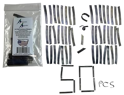 Awesome Aquatic Aquarium Plant Weights, Fish Tank Anchors, Lead Ribbon, 50