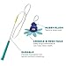 Outward Hound FlyFetch Teaser Wand Dog Toy with Crinkle Attachment, Durable for Indoor & Outdoor Play, All Breeds, 17.7