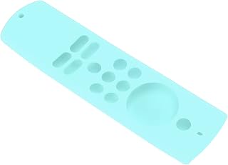Naroote Fjärrkontrollkåpa Stötsäker Skyddsfodral för Fire TV Stick Lite, Antislip Silikonfjärrfodral för Husdjursvänliga Familjer (Mintgrön)
