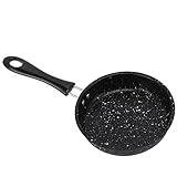 Sorandy Sartén de Acero Inoxidable con Ergonómico y Revestimiento Antiadherente, Conducción Rápida y Uniforme del Calor para una Cocción Saludable (14CM)