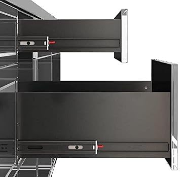 Samet Galvanized Telescopic Drawer Rail 35x500