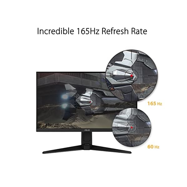 ASUS VG247Q1A - Monitor gaming de 23.8" Full HD (1920x1080, 165 Hz, 1ms (MPRT), Extreme Low Motion Blur, FreeSync Premium, , Shadow Boost) Negro - Image 4