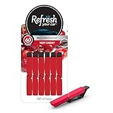 Refresh Your Car Air Freshener Vent Sticks, Very Cherry Scent, 6 Pack