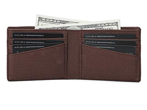 Image of Lanyani Minimalist Fabric Wallet Bifold RFID Blocking
