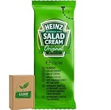 Salad Cream Individual Sachets - Single Serve Portions Sachets (Pack of 25) - Compatible for Heinz By Luxe Bitez