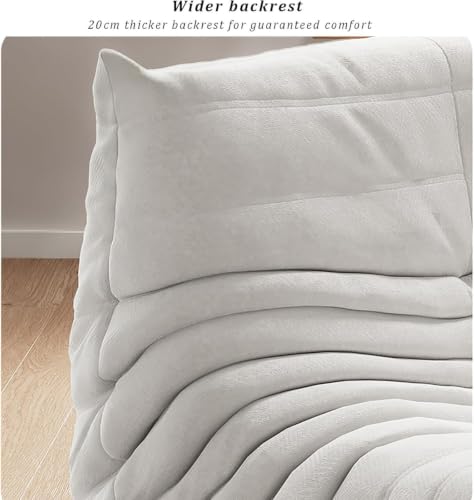 Sofá de suelo con respaldo ajustable para salón y rincón de lectura cómodo 7
