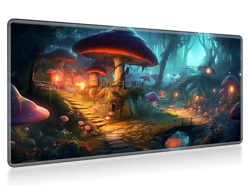 BEOTIWAD TCG Kartenmatte, Spielmatte, Mauspad, 59,9 x 35,1 cm, Spielmatte für MTG, RPG, CCG, Sammelkartenspiel, Spielmatten, Tischmatte, perfekt für Kartenspiele, Videospiele, Computer, Büro,