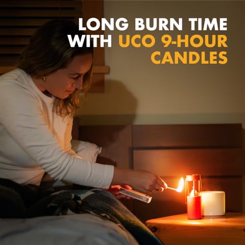 Image of UCO Original Candle Lantern with 1 Long-Burning Emergency Candle, Original Collapsible Candle Lantern for Camping & Emergency Preparedness
