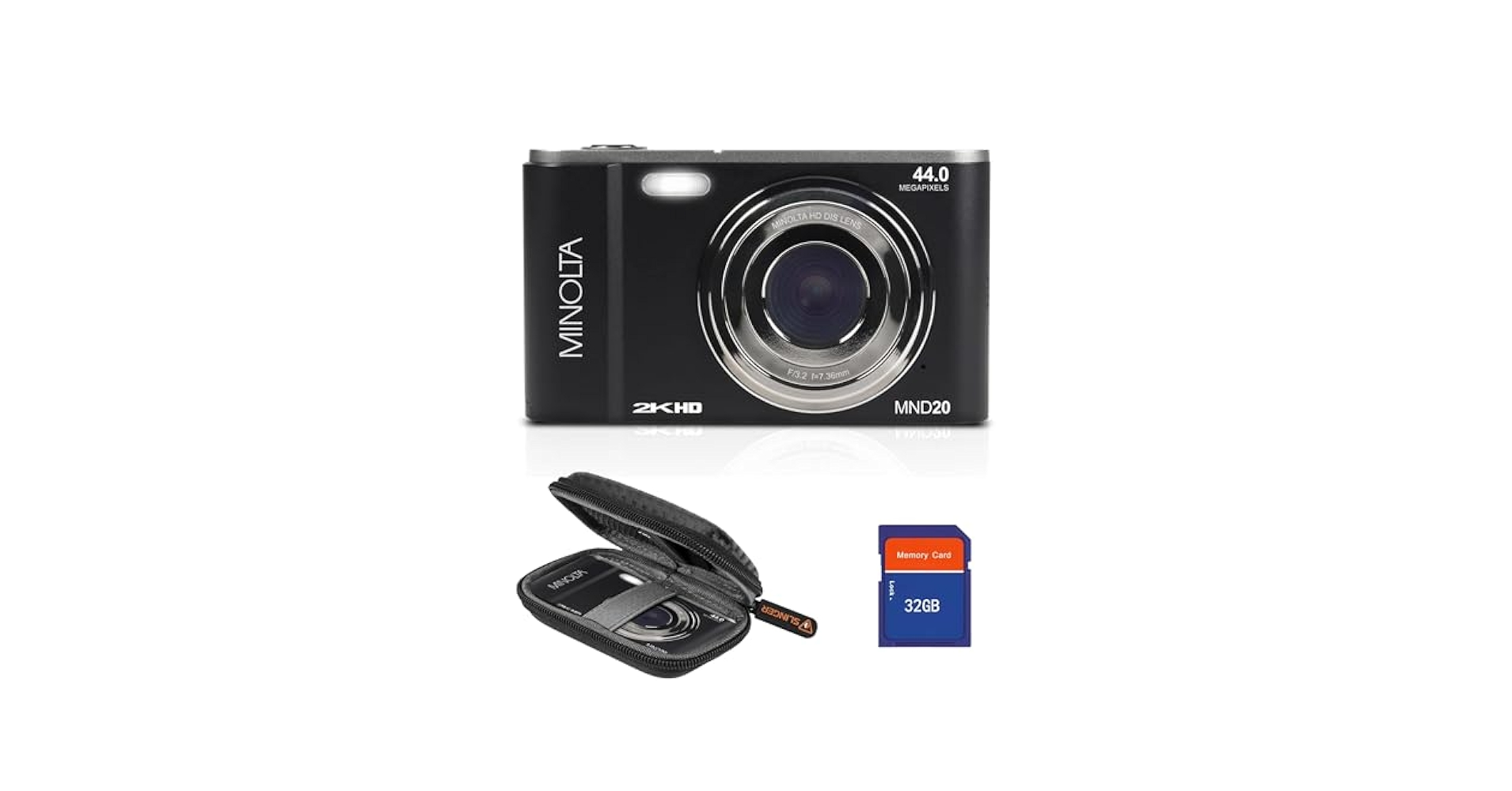 Amazon.com : Minolta MND20 44 MP 2.7K Ultra HD Digital