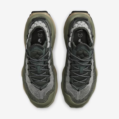 Nike Air Max Flyknit Venture Women's Shoes (FD2110-300, Vintage Green/Light Army/Khaki/Metallic Silver) Size 74