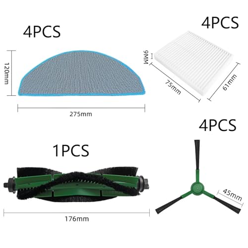 Lingettes pour iRobot Roomba Combo Essential en microfibre haute densité