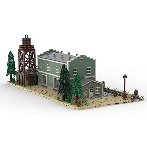 geneRC Bausteine für Konservenunternehmen, MOC-115689, Small Particle Architecture Baukasten, Sammelbares MOC-Set-Spielzeug, kompatibel mit Lego, 8832 Teile Cover