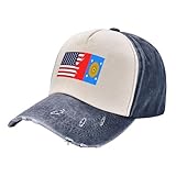 Flag of The Kayan People and America Baseball Cap for Men Women Trucker Hat Vintage Dad Golf Hats Navy Blue