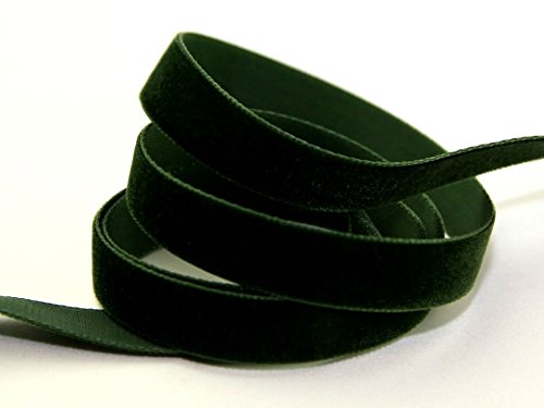 Berisfords 16mm Velvet Ribbon Mini Roll - 9926 Olive - per 5 metre roll