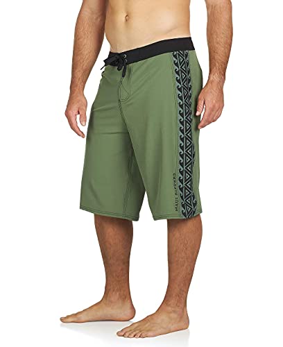 Maui Rippers Very Long Way Stretch Boardshorts 24 Inch Outseam
