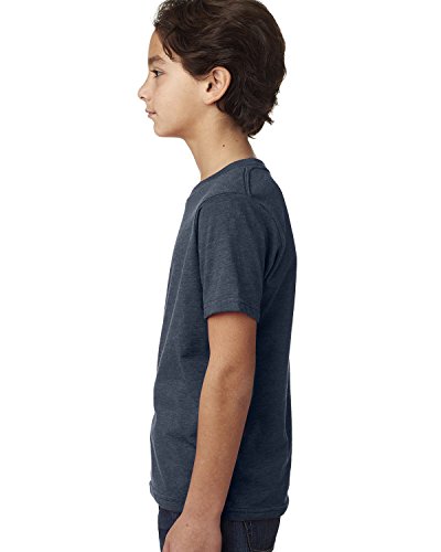 Next Level Apparel Boy's Cotton/Poly CVC Crew - 3312, Midnight Navy, X-Large3