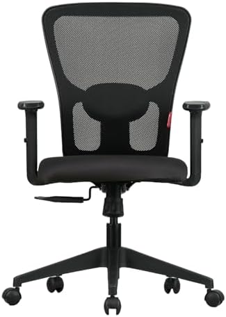 Featherlite ''Astro'' Mesh Home & Office Ergonomic Chair with, Adjustable Lumbar Support, Adjustable Armrest & DIY (Mid Back)