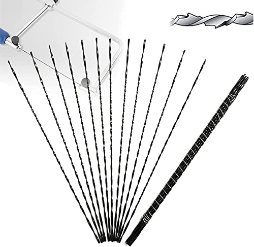 Lames De Scie à Chantourner Lot De 12 - Pour Bois, Métal, Plastique, Compatibles Bosch, DeWalt