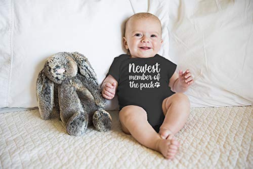 Newest Member of the Pack - Funny Baby Essentials Bodysuit - Baby Boy Clothes Newborn Outfit3