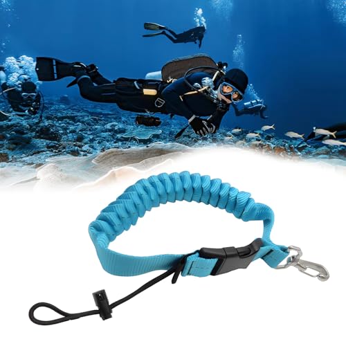 Muelle subacuático resistente anti pérdida y lanyard de buceo de liberación rápida 3