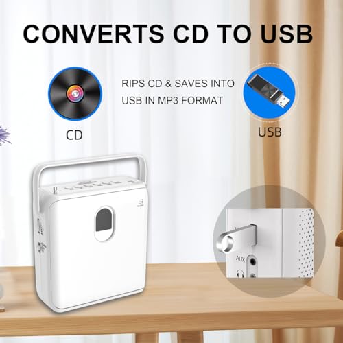 Lecteur CD Bluetooth portable pour simplifier l'écoute de vos disques - 4